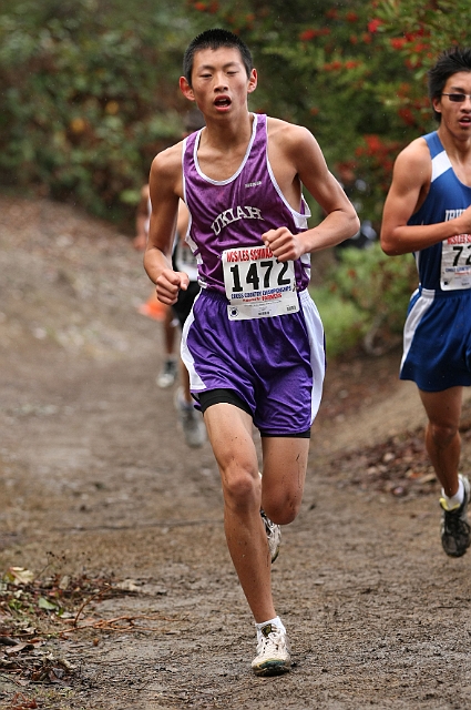 2010NCSXC BD2-1589.JPG - 2010 North Coast Section Cross Country Championships, Hayward High School, Hayward, California